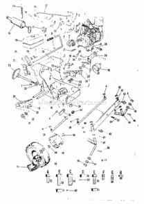 Page B Diagram and Parts List for 91725440  Craftsman Lawn Tractor