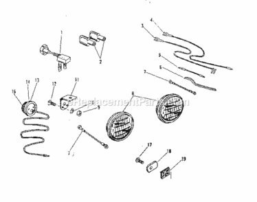Page E Diagram and Parts List for 91725440  Craftsman Lawn Tractor