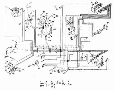 Page A Diagram and Parts List for 917254410  Craftsman Lawn Tractor