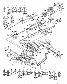 Page C Diagram and Parts List for 917254410  Craftsman Lawn Tractor