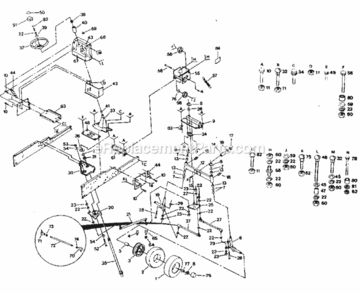 Page D Diagram and Parts List for 917254410  Craftsman Lawn Tractor