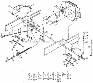Page E Diagram and Parts List for 917254412  Craftsman Lawn Tractor