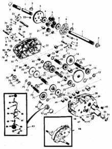 Page H Diagram and Parts List for 917254421  Craftsman Lawn Tractor