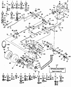 Page C Diagram and Parts List for 917254422  Craftsman Lawn Tractor