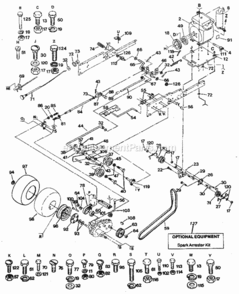 Part Location Diagram of 121385X Craftsman Engine