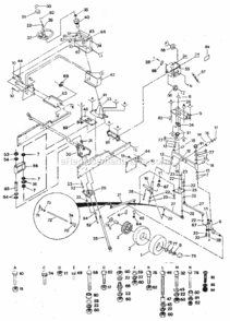 Page D Diagram and Parts List for 917254430  Craftsman Lawn Tractor