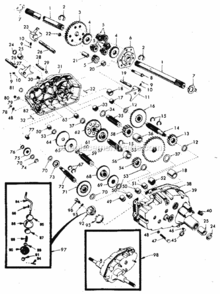 Page G Diagram and Parts List for 917254430  Craftsman Lawn Tractor