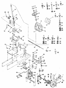 Page D Diagram and Parts List for 917254450  Craftsman Lawn Tractor