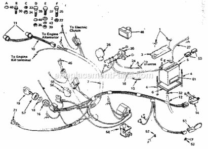 Page A Diagram and Parts List for 917254460  Craftsman Lawn Tractor