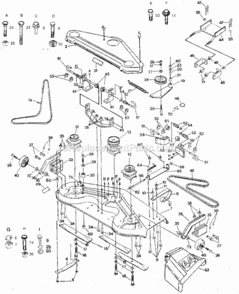 Page F Diagram and Parts List for 917254480  Craftsman Lawn Tractor