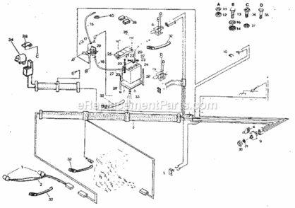 Page A Diagram and Parts List for 917254520  Craftsman Lawn Tractor