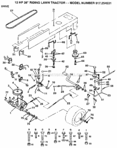 Part Location Diagram of 131867 Craftsman Rod Brake