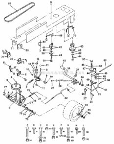 Part Location Diagram of 133428 Craftsman Rod