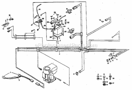 Page A Diagram and Parts List for 917254560  Craftsman Lawn Tractor