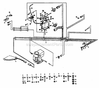 Page A Diagram and Parts List for 917254561  Craftsman Lawn Tractor