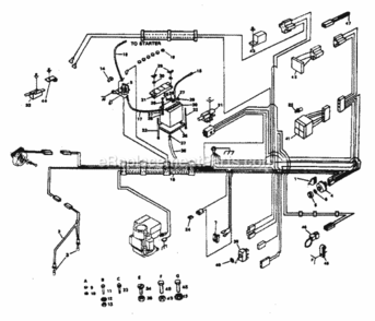 Page A Diagram and Parts List for 917254580  Craftsman Lawn Tractor