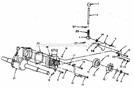 Page G Diagram and Parts List for 917254580  Craftsman Lawn Tractor