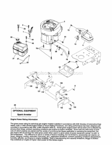 Page D Diagram and Parts List for 917254600  Craftsman Lawn Tractor