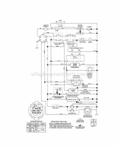 Page L Diagram and Parts List for 917254601  Craftsman Lawn Tractor