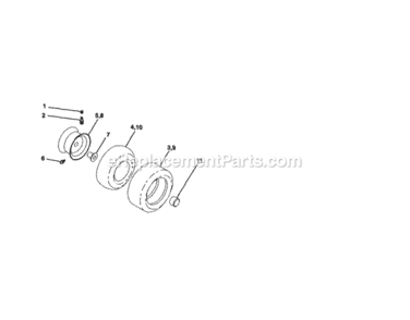 Page H Diagram and Parts List for 917254602  Craftsman Lawn Tractor
