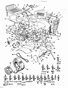 Page A Diagram and Parts List for 91725460  Craftsman Lawn Tractor