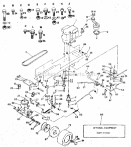 Part Location Diagram of 124313X Craftsman Engine