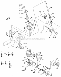 Page D Diagram and Parts List for 917254610  Craftsman Lawn Tractor
