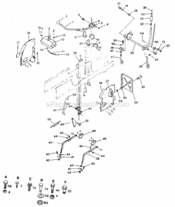 Page E Diagram and Parts List for 917254610  Craftsman Lawn Tractor