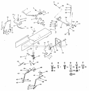 Part Location Diagram of 106447X Craftsman Support