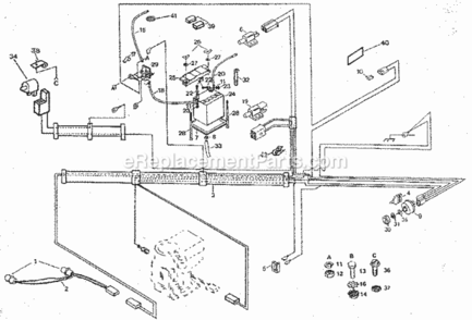 Part Location Diagram of 121347X Craftsman Harness