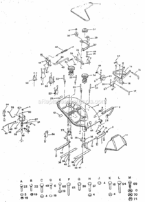 Part Location Diagram of 121317X Craftsman Belt Guide