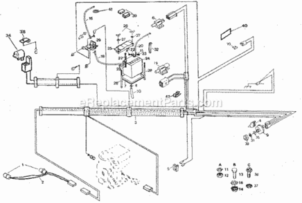 Page A Diagram and Parts List for 917254621  Craftsman Lawn Tractor