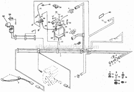Page A Diagram and Parts List for 917254622  Craftsman Lawn Tractor
