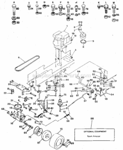 Part Location Diagram of 123088X Craftsman Engine