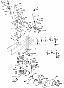 Page D Diagram and Parts List for 917254622  Craftsman Lawn Tractor
