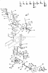 Page D Diagram and Parts List for 917254623  Craftsman Lawn Tractor