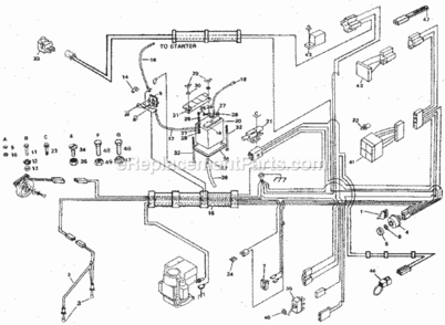 Page A Diagram and Parts List for 917254680  Craftsman Lawn Tractor