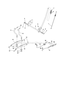 Page H Diagram and Parts List for 917254700  Craftsman Lawn Tractor
