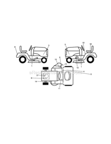 Page I Diagram and Parts List for 917254700  Craftsman Lawn Tractor