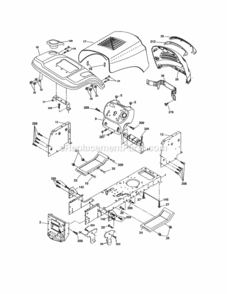 Part Location Diagram of 428394X010 Craftsman Dash.Slkscr.