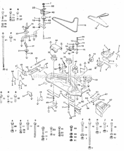 Page F Diagram and Parts List for 917254720  Craftsman Lawn Tractor
