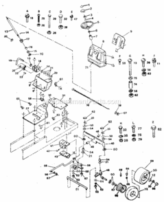 Page D Diagram and Parts List for 917254721  Craftsman Lawn Tractor