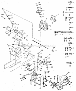 Page D Diagram and Parts List for 917254722  Craftsman Lawn Tractor