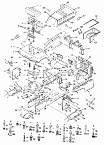 Page B Diagram and Parts List for 917254760  Craftsman Lawn Tractor