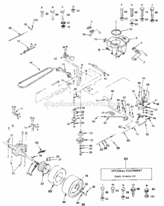 Page C Diagram and Parts List for 917254760  Craftsman Lawn Tractor