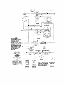 Page K Diagram and Parts List for 917254770  Craftsman Lawn Tractor