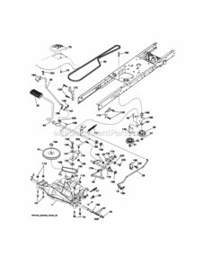 Page C Diagram and Parts List for 917254770  Craftsman Lawn Tractor