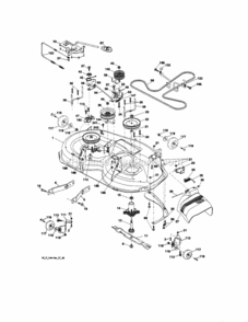 Page G Diagram and Parts List for 917254770  Craftsman Lawn Tractor