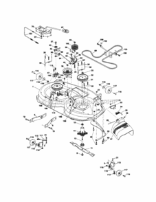 Page G Diagram and Parts List for 917254800  Craftsman Lawn Tractor