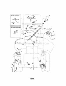 Page A Diagram and Parts List for 917254801  Craftsman Lawn Tractor